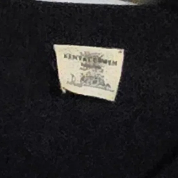 Kent & Curwen England D. Beckham V Neck Sweater Made in Italy - Blue - Sz M*